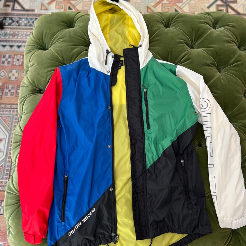 Quiet Life Men’s M Windbreaker. Waterproof. Hood
